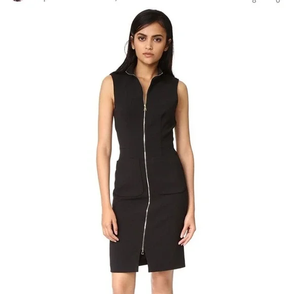 L' Agence front zipper dress - Picture 3 of 5